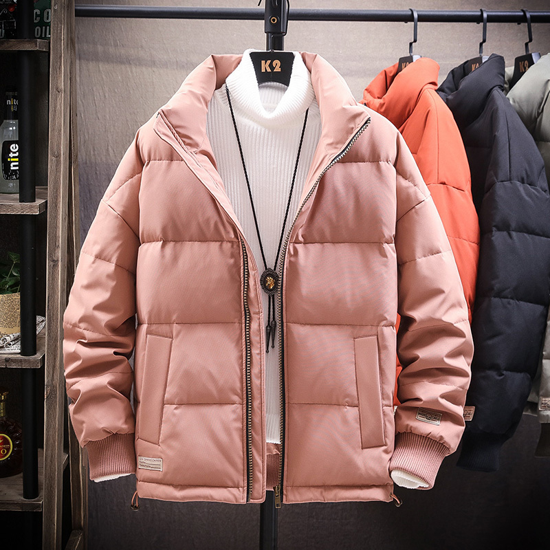 SingleRoad Mens Down Jacket Men Winter Jacket Coat Fashion Solid Windproof Oversized Hip Hop Streetwear Casual Jackets Men 201120