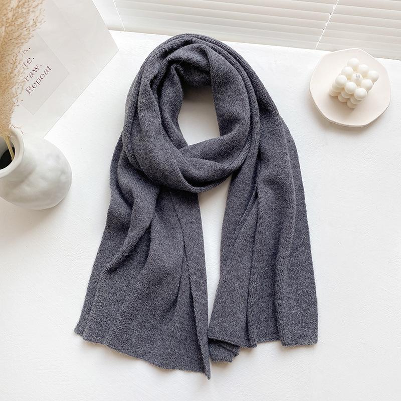 Scarves Winter Knitted Women Scarf Female Solid Long Ladies Large Warm Bandana Woman Shawl Wraps Foulard Tippet Grey
Scarves Winter Knitted Women Scarf Female Solid Long Ladies Large Warm Bandana Woman Shawl Wraps Foulard Tippet Grey