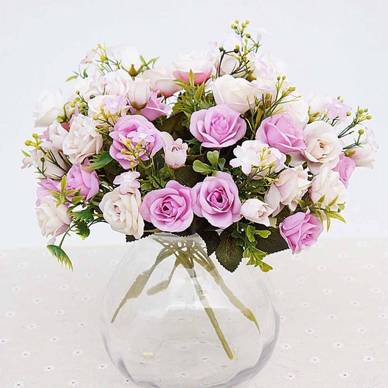 1 Bouquet Silk Rose European Style Artificial Flower High Quality Bouquet Fake Flowers Wedding Home Party Decoration, Lpp
1 Bouquet Silk Rose European Style Artificial Flower High Quality Bouquet Fake Flowers Wedding Home Party Decoration, Lpp