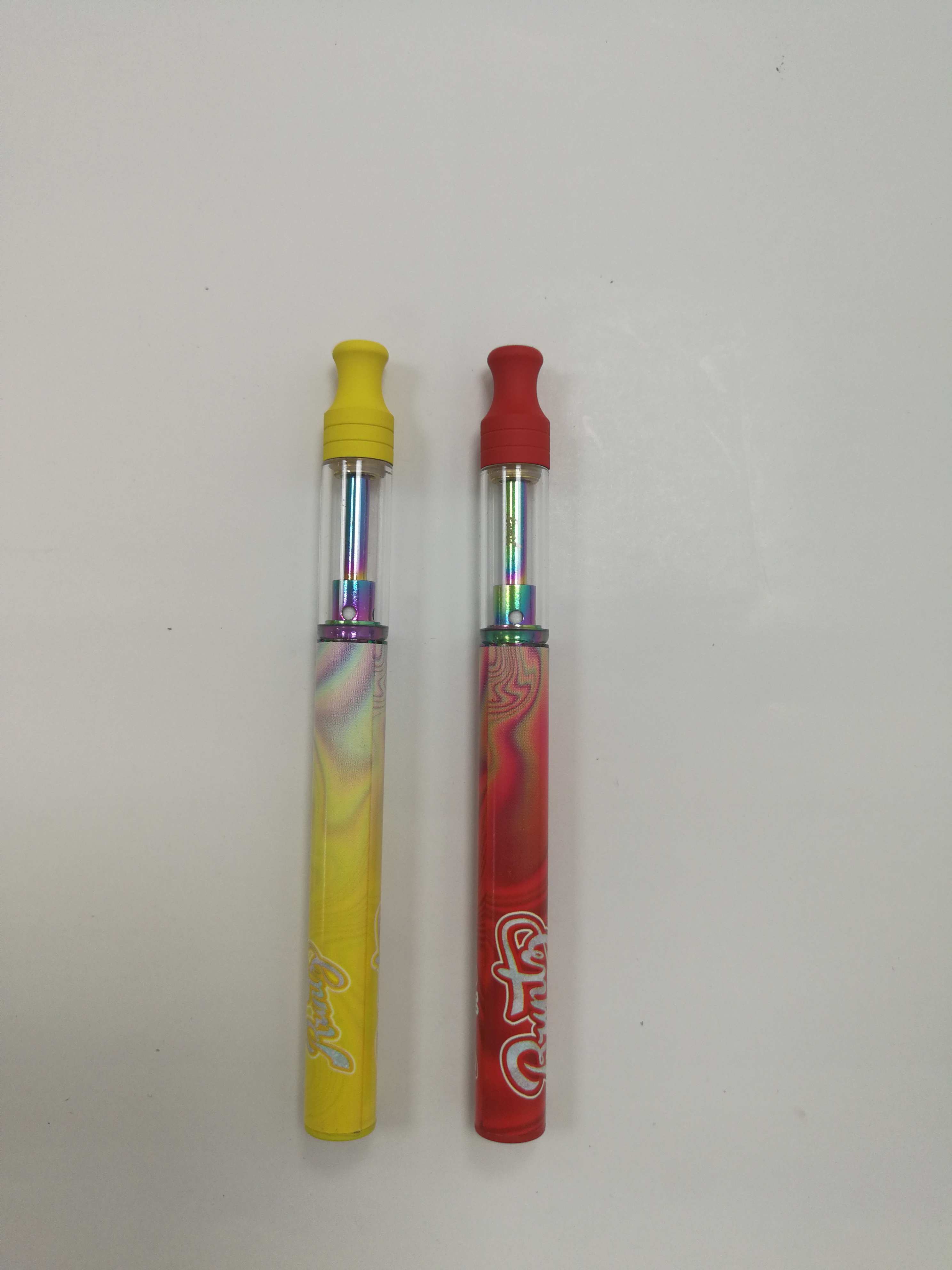 Runty Screw In Disposable E-cigarettes Vape Pen Yellow & Red Colors 240mAh Battery Rechargeable 1ML Empty Carts With Magnetic Box Packaging
Runty Screw In Disposable E-cigarettes Vape Pen Yellow & Red Colors 240mAh Battery Rechargeable 1ML Empty Carts With Magnetic Box Packaging