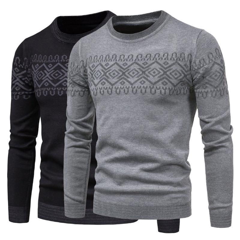 Knitted Sweater Men's O-neck Fashion Sweaters Printed Casual Bottoming Shirt Slim Pullover Tops Male Clothes Spring Autumn, Black
Knitted Sweater Men's O-neck Fashion Sweaters Printed Casual Bottoming Shirt Slim Pullover Tops Male Clothes Spring Autumn, Black