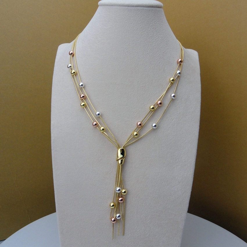Yuminglai Dubai Fine Jewlery Exquisite Jewelry Sets Necklace for Women FHK5804 201222