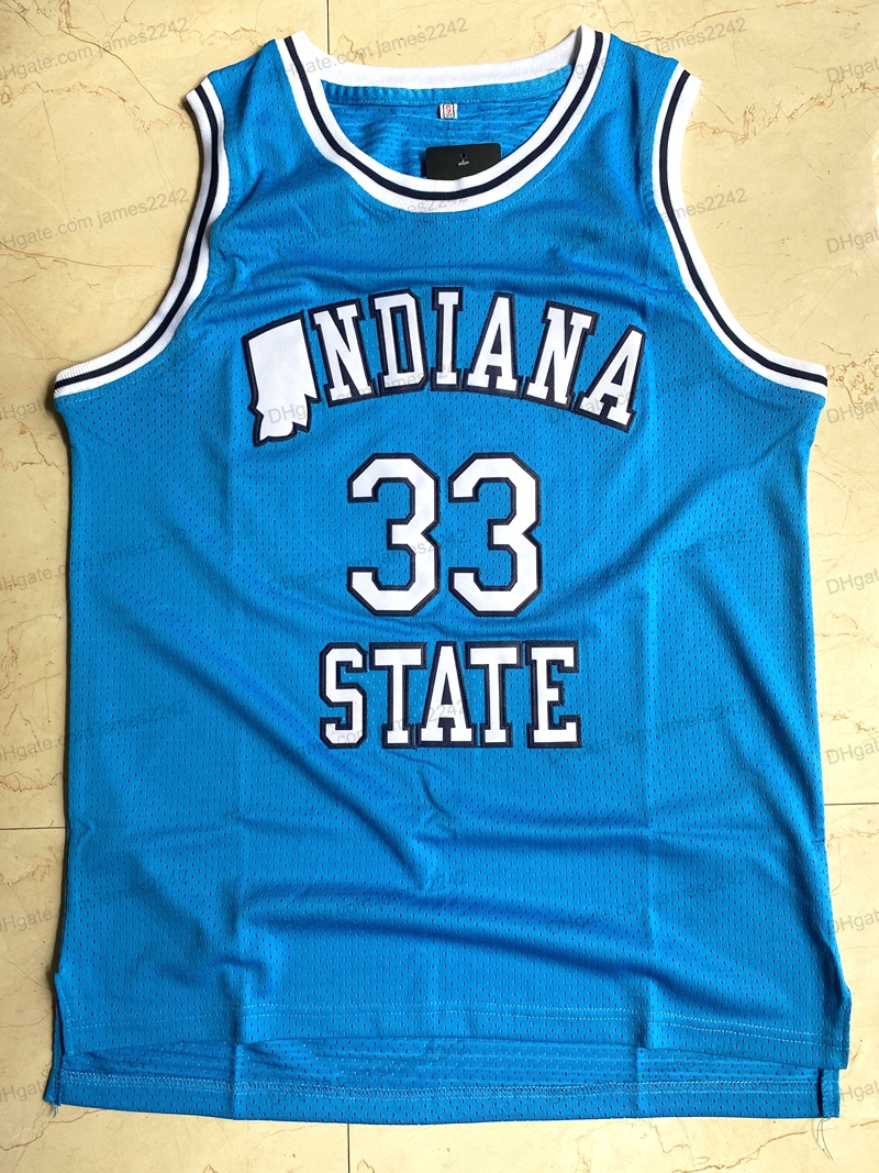 New INDIANA State #33 Larry Bird College Basketball Jerseys Men' Stitched Blue Top Quality Jersey Free Shipping
New INDIANA State #33 Larry Bird College Basketball Jerseys Men' Stitched Blue Top Quality Jersey Free Shipping