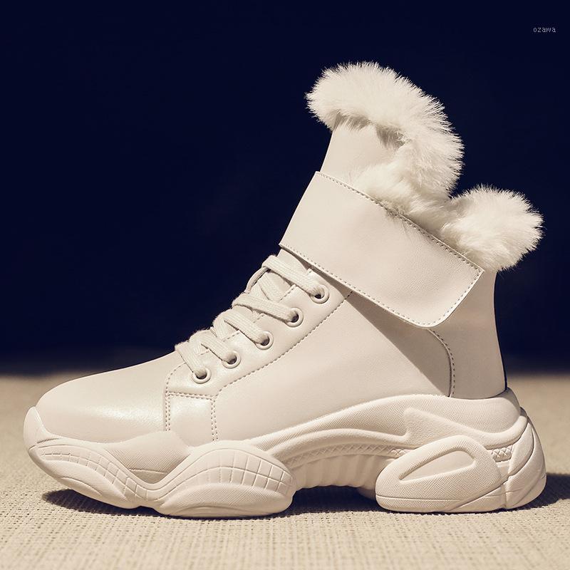 Women's casual snow boots 2020 winter new plus velvet Korean version of the long-staple flat buckle PU short ankle boots1, Beige
Women's casual snow boots 2020 winter new plus velvet Korean version of the long-staple flat buckle PU short ankle boots1, Beige