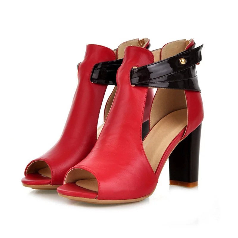 Hot sale-2019 spring new women's shoes high-heeled sandals fish mouth large size high heels, Black
Hot sale-2019 spring new women's shoes high-heeled sandals fish mouth large size high heels, Black