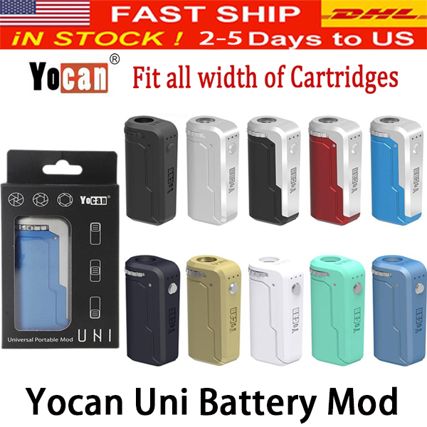 Yocan UNI Box Mod 650mAh 10s Preheat VV Variable Volta Adjustable Height Diameter Holder Fit All Atomizer 10 Color PK Vmod Palm
Yocan UNI Box Mod 650mAh 10s Preheat VV Variable Volta Adjustable Height Diameter Holder Fit All Atomizer 10 Color PK Vmod Palm