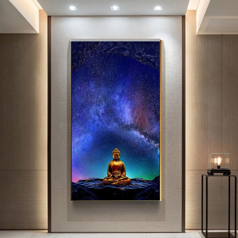 Modern Buddhist Meditation Buddha Statue Canvas Painting Decorative Poster Home Decoration Wall Art Pictures
Modern Buddhist Meditation Buddha Statue Canvas Painting Decorative Poster Home Decoration Wall Art Pictures