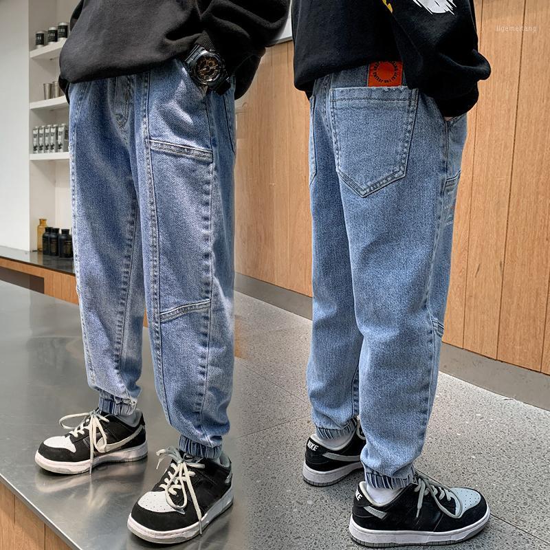Spring New Teenage Boys Jeans Pants Kids Clothes Casual Loose Denim Trousers 4-16Yrs Children Streetwear All-match Clothing1, Blue
Spring New Teenage Boys Jeans Pants Kids Clothes Casual Loose Denim Trousers 4-16Yrs Children Streetwear All-match Clothing1, Blue