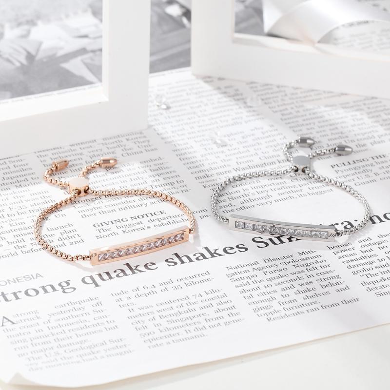 Fashion Punk Color Rose Gold Bracelets Titanium Steel Square White Zirconia Caystal Chain Bracelet Jewelry For Women Men1
Fashion Punk Color Rose Gold Bracelets Titanium Steel Square White Zirconia Caystal Chain Bracelet Jewelry For Women Men1