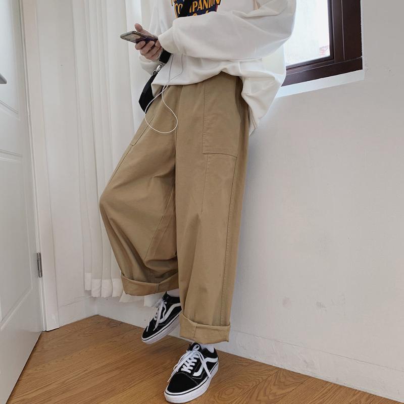 Men's Solid Large Size Straight Casual Pants Korean Man Safari Style Loose Trousers Streetwear Male Japanese Pants, Black
Men's Solid Large Size Straight Casual Pants Korean Man Safari Style Loose Trousers Streetwear Male Japanese Pants, Black