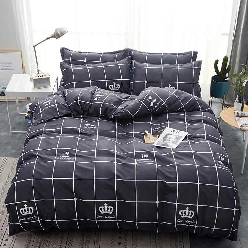 CHICIEVE 4pcs Plaid Stripes Bedding Sets Polyester and Cotton Duvet Cover Pillowcase Bed Linen Sheet Set Cheaper Price Luxury, White
CHICIEVE 4pcs Plaid Stripes Bedding Sets Polyester and Cotton Duvet Cover Pillowcase Bed Linen Sheet Set Cheaper Price Luxury, White