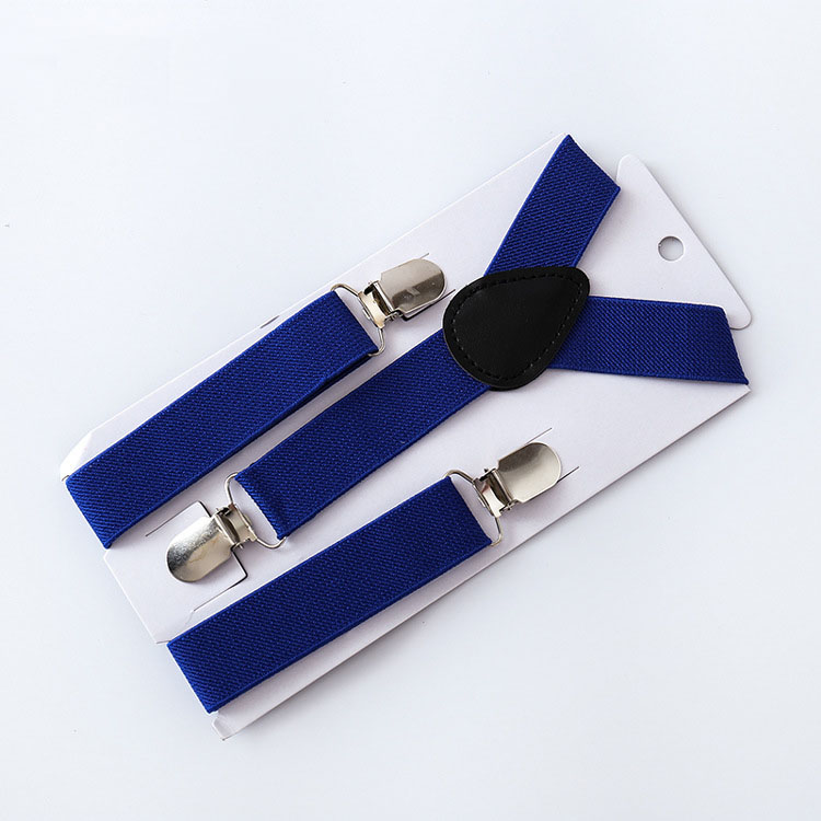 New Children Kids Boy Girls Clip-on Y Back Elastic Suspenders Adjustable Braces Christmas gift full color 2021