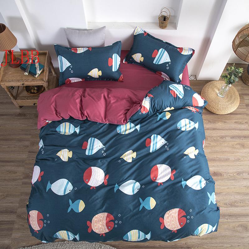 Kids bedding fish bed linens 3/4pcs boys girls duvet cover+ flat sheet+pillowcase AB side home cartoon bed set fish flower cover, Swan leak
Kids bedding fish bed linens 3/4pcs boys girls duvet cover+ flat sheet+pillowcase AB side home cartoon bed set fish flower cover, Swan leak
