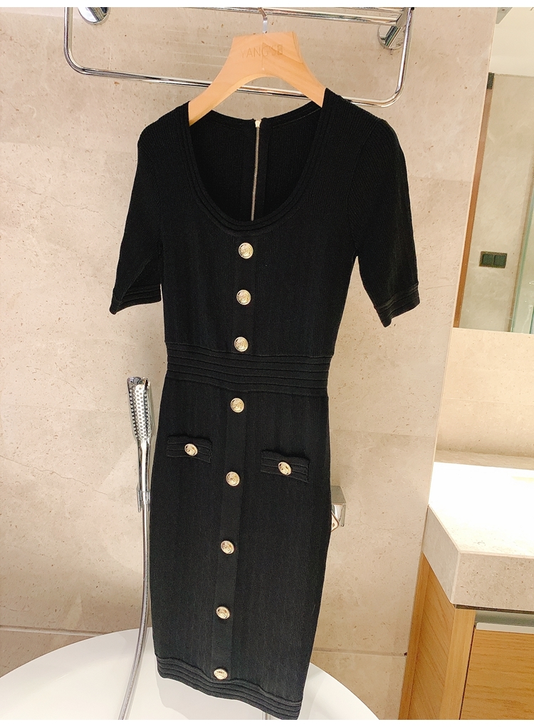 2020 u Neck New Spring Summer Without Pilling Metal Button Knitting Short Sleeve Women Thin Around Bag Hip Dress White Tsy3, See chart
2020 u Neck New Spring Summer Without Pilling Metal Button Knitting Short Sleeve Women Thin Around Bag Hip Dress White Tsy3, See chart