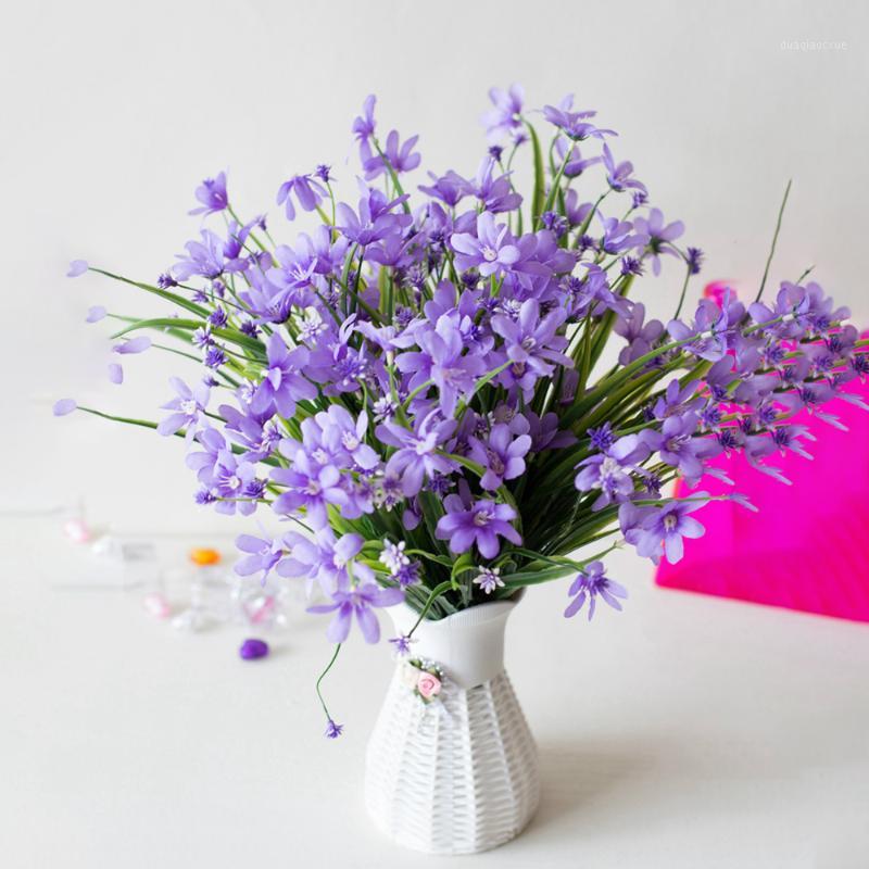 2Pcs Artificial Flower Bouquet 7 Fork Orchid Water Grass Plant Fake Flowers Decoration Supplies Home Wedding Decor Potted Flower1, Blue
2Pcs Artificial Flower Bouquet 7 Fork Orchid Water Grass Plant Fake Flowers Decoration Supplies Home Wedding Decor Potted Flower1, Blue