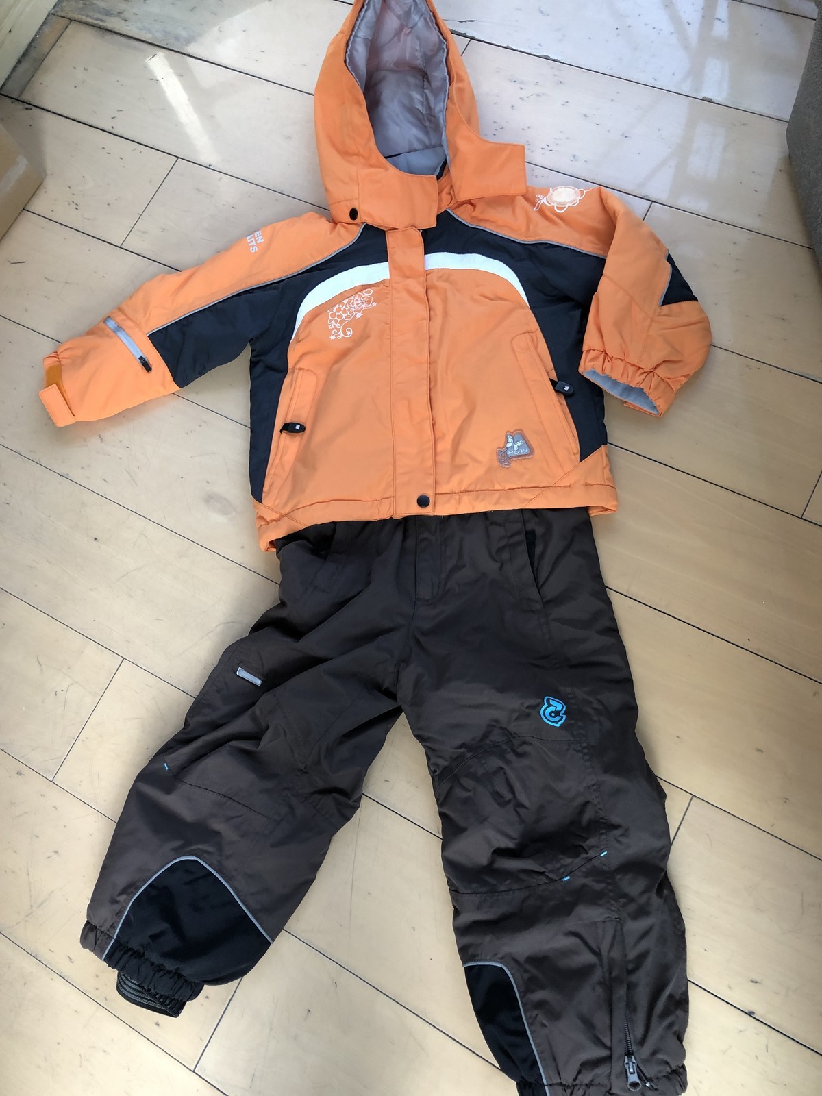 Warm winter ski suit jacket pants overalls girl Spring Autumn 4-5 years old pp 98-104 cm European high quality 201208