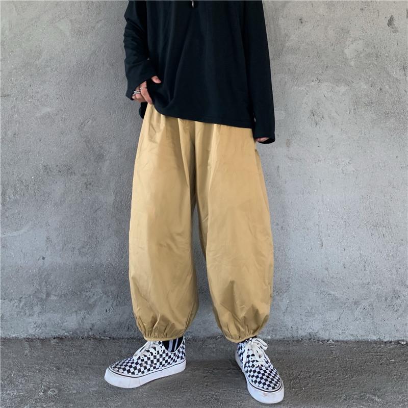 Pants women autumn Korean version ins Retro Black casual pants loose legged lantern straight tube wide leg
Pants women autumn Korean version ins Retro Black casual pants loose legged lantern straight tube wide leg