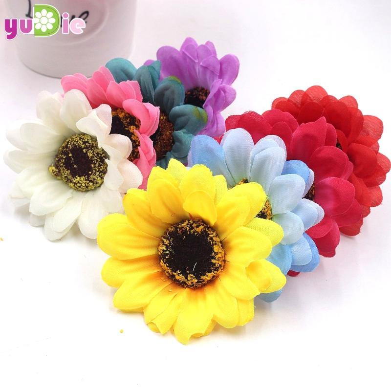 10pcs 6cm high quality artificial flowers silk sunflower Gerbera Wedding home decoration DIY wreath Scrapbooking fake flowers1, Blue
10pcs 6cm high quality artificial flowers silk sunflower Gerbera Wedding home decoration DIY wreath Scrapbooking fake flowers1, Blue