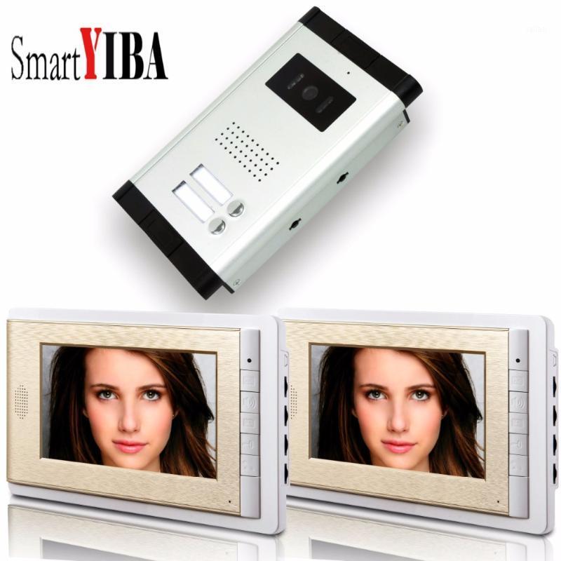 SmartYIBA Video Intercom For 2 Apartments Video Doorphone With 7" Color Lcd intercom Doorphone1
SmartYIBA Video Intercom For 2 Apartments Video Doorphone With 7" Color Lcd intercom Doorphone1
