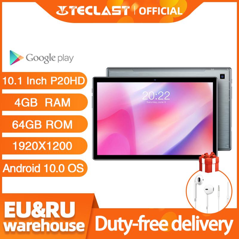 Teclast P20HD 10.1 Inch Tablets Android 10.0 OS 4G Phone Call 4GB RAM 64GB ROM 1920×1200 GPS 6000mAh Battary AI-speed-up, Black
Teclast P20HD 10.1 Inch Tablets Android 10.0 OS 4G Phone Call 4GB RAM 64GB ROM 1920×1200 GPS 6000mAh Battary AI-speed-up, Black