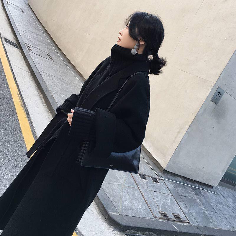 Winter Slim Wool Outerwear Women 2020 Autumn Solid Woolen Thickening Women Coat Korean Style Coat Black Patchwork
Winter Slim Wool Outerwear Women 2020 Autumn Solid Woolen Thickening Women Coat Korean Style Coat Black Patchwork