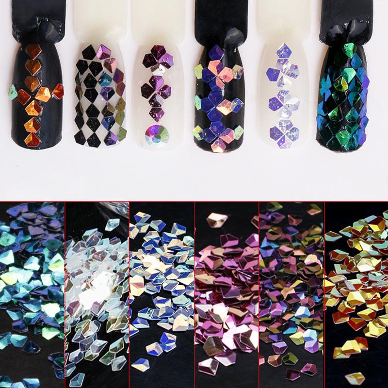 Nail Glitter Chameleon Diamond Shape Sequins Nail Art Decoration 3mm Holographic Colorful Sparkle Flake Laser Paillette Manicure
Nail Glitter Chameleon Diamond Shape Sequins Nail Art Decoration 3mm Holographic Colorful Sparkle Flake Laser Paillette Manicure