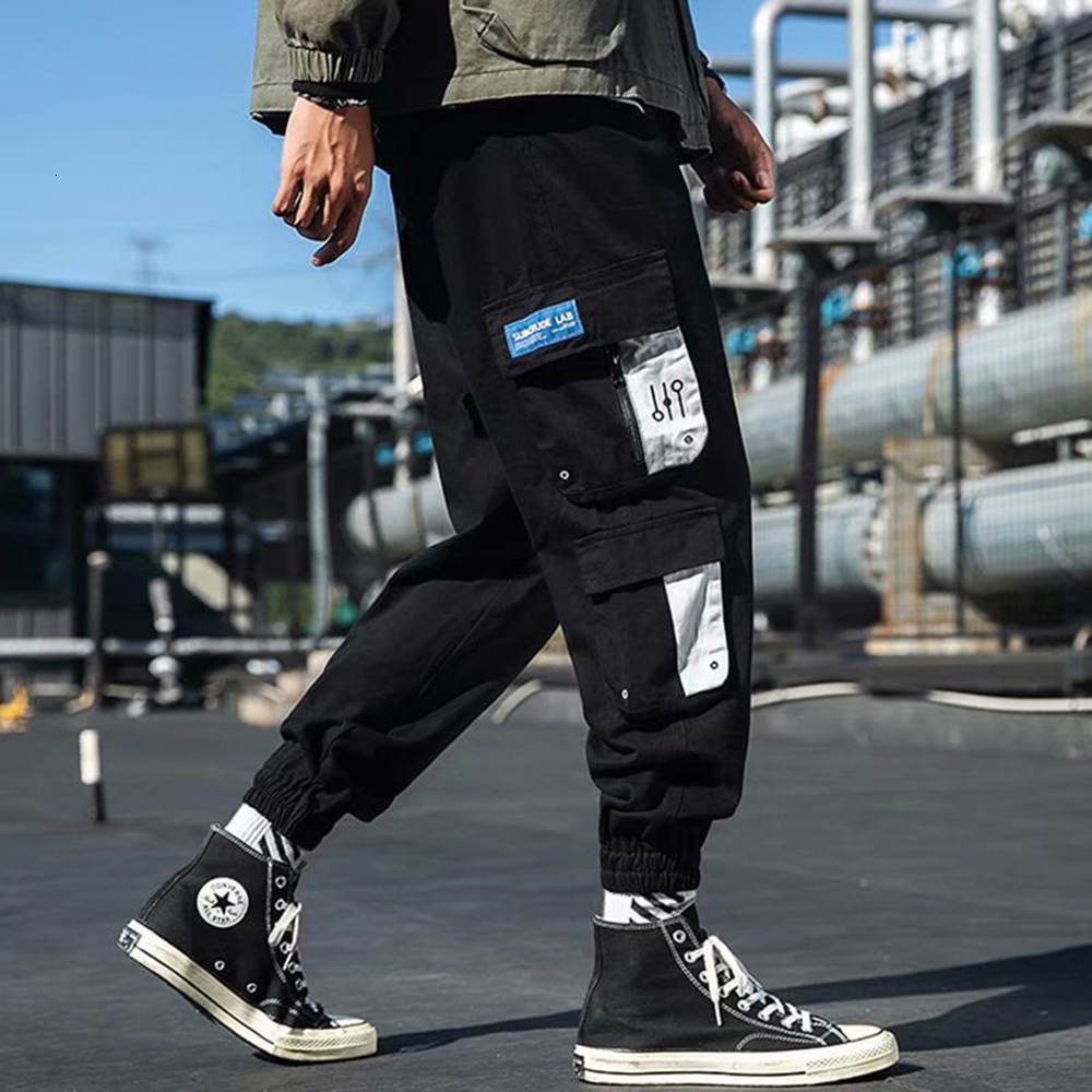 2021 New Streetwear Cargo Harajuku Pants Men Korean Fashion Hip Hop Sweatpants Spring and Autumn Wear MRAJ, Black
2021 New Streetwear Cargo Harajuku Pants Men Korean Fashion Hip Hop Sweatpants Spring and Autumn Wear MRAJ, Black