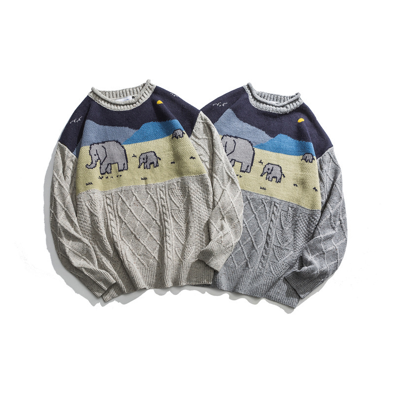2021 Male Lovers Bf Kong Baby-style Elephant New Fall Female Sweater M77F, Dark grey
2021 Male Lovers Bf Kong Baby-style Elephant New Fall Female Sweater M77F, Dark grey