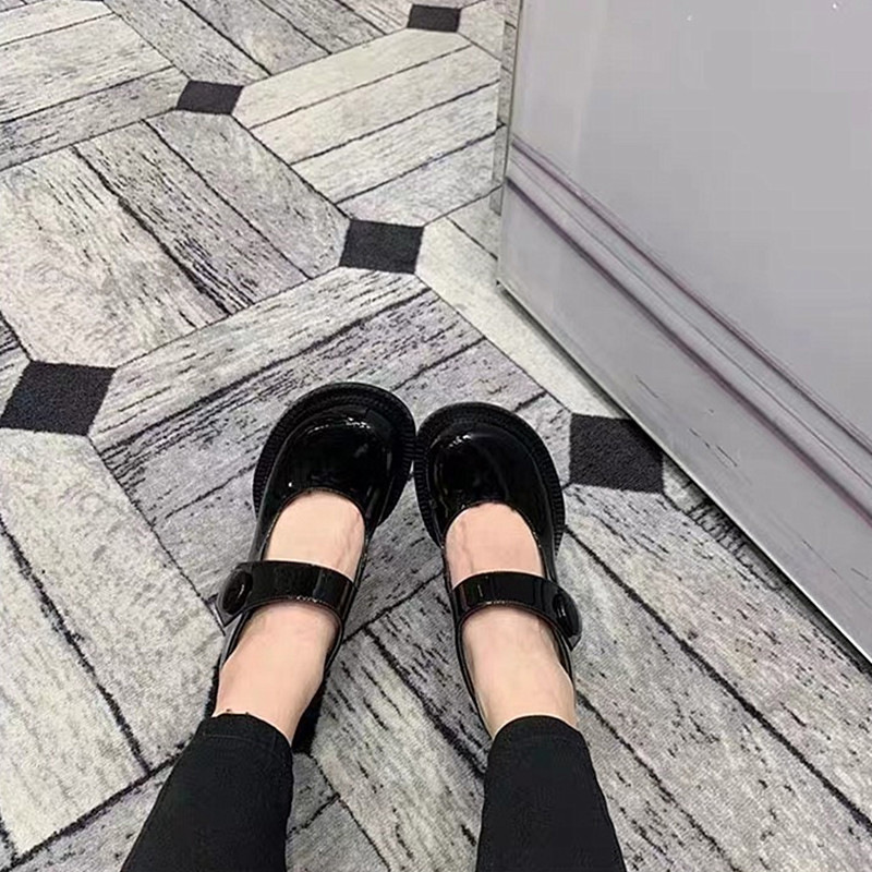 2021 New High-heeled of the Retro Japanese Women a Buckle Line Mary Zhen Big Baby's Head Shallow Mouth Unique Shoes E38n, Patent leather
2021 New High-heeled of the Retro Japanese Women a Buckle Line Mary Zhen Big Baby's Head Shallow Mouth Unique Shoes E38n, Patent leather