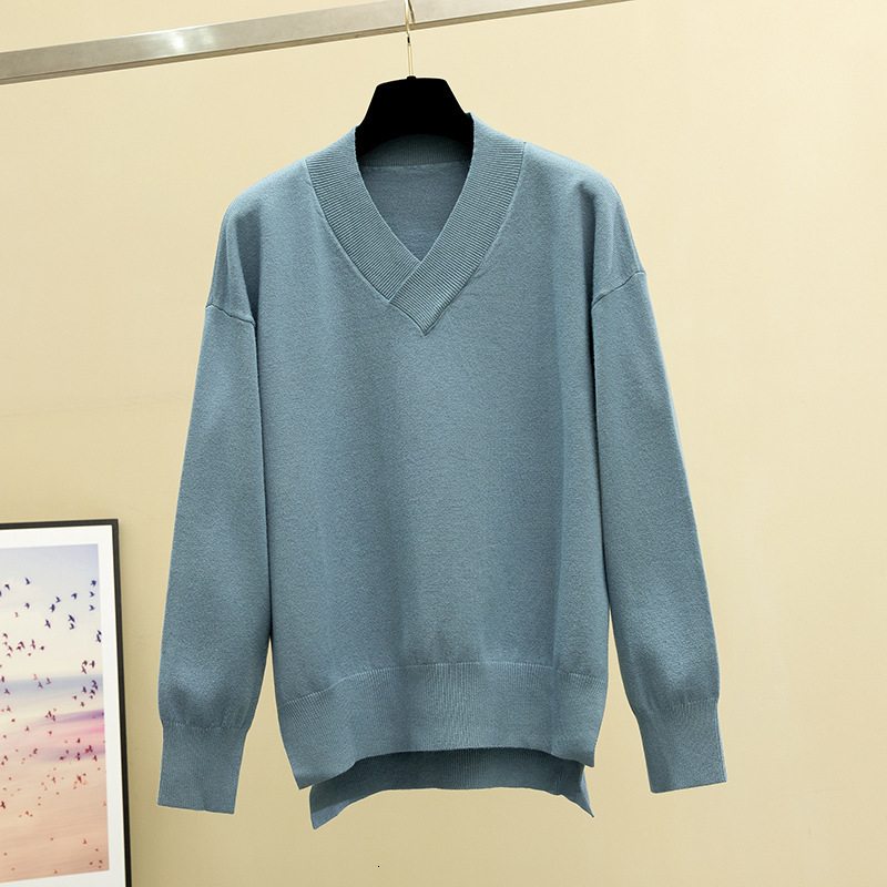 2021 New Basic Autumn Winter Warm Women Thick v Neck Knitted Jumper Top with Button Slim Ribbed Female Pullover Sweater Zaec, Lake blue
2021 New Basic Autumn Winter Warm Women Thick v Neck Knitted Jumper Top with Button Slim Ribbed Female Pullover Sweater Zaec, Lake blue