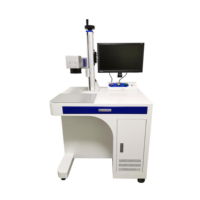 20W Fiber Laser Marking Machine logo On Plastic & Metal