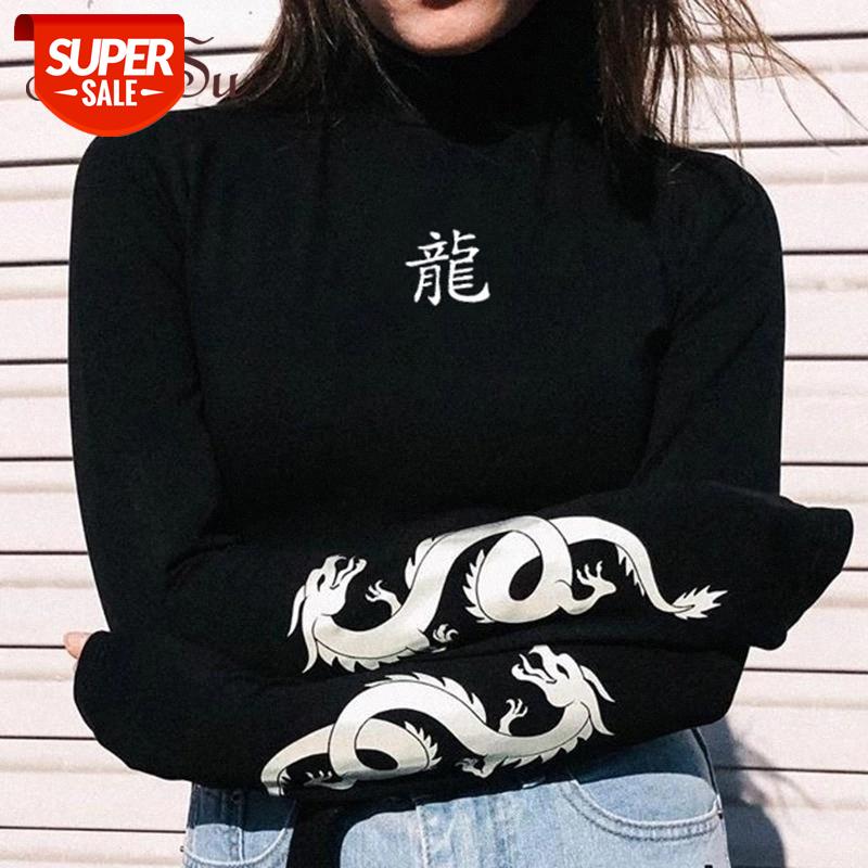 ArtSu Reflective Dragon Long Sleeve Crop Top T Shirt Turtleneck Black Harajuku Womens Tshirts Casual Ladies T-shirt ASTS21109 #ab5d, White
ArtSu Reflective Dragon Long Sleeve Crop Top T Shirt Turtleneck Black Harajuku Womens Tshirts Casual Ladies T-shirt ASTS21109 #ab5d, White
