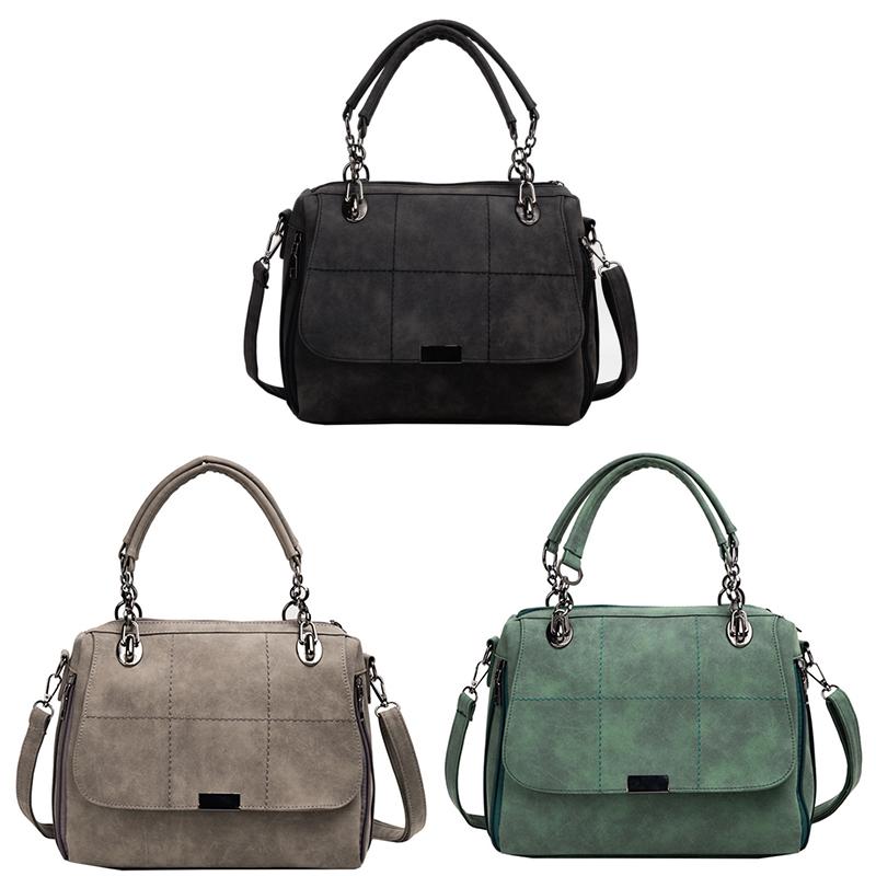 Matte Women Handbag Scrub Female Shoulder Bags Large Capacity Matcha Green PU Leather Lady Totes Boston Bag, Black
Matte Women Handbag Scrub Female Shoulder Bags Large Capacity Matcha Green PU Leather Lady Totes Boston Bag, Black