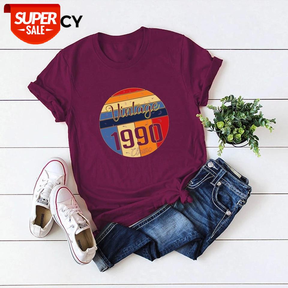 JFUNCY Vintage 1990 Print Plus Size Women T-Shirt O Neck Short Sleeve Women T Shirt 100% Cotton Summer Tees Tops #za86, White
JFUNCY Vintage 1990 Print Plus Size Women T-Shirt O Neck Short Sleeve Women T Shirt 100% Cotton Summer Tees Tops #za86, White