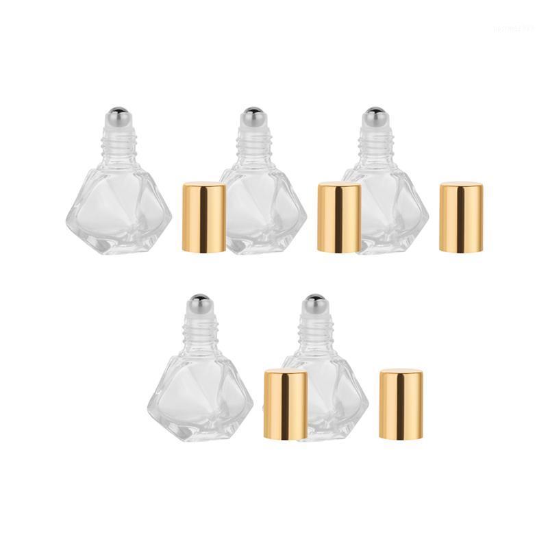 5Pc 5ml Portable Golden Glass Roller Rollerball Essential Oil Bottles Mist Container Travel Refillable Bottle Transparent 5Star1
5Pc 5ml Portable Golden Glass Roller Rollerball Essential Oil Bottles Mist Container Travel Refillable Bottle Transparent 5Star1