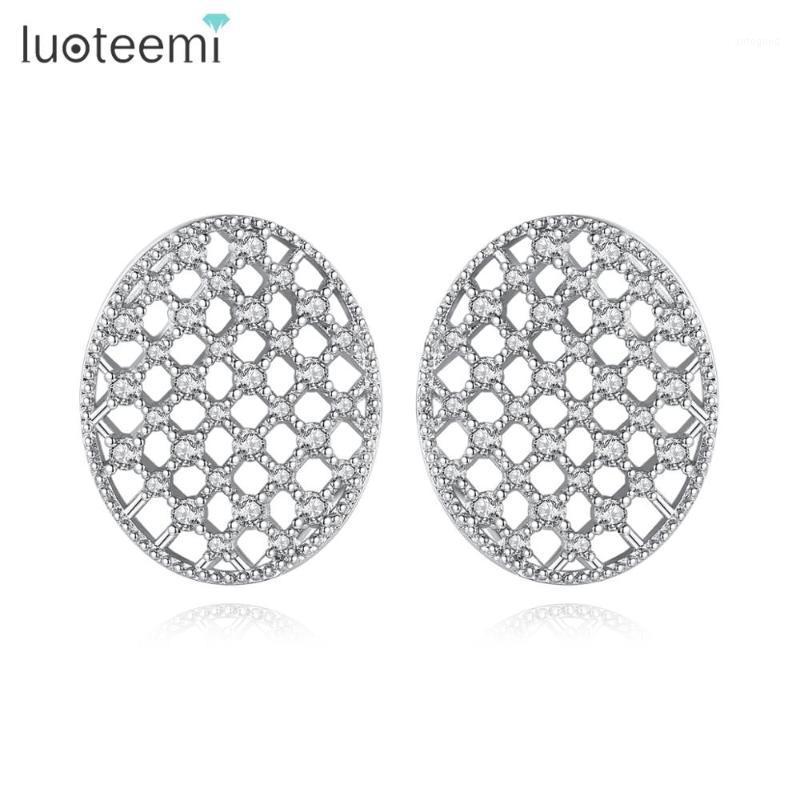 Allakalo Trendy Oval Shape Hollowed Crooked Stud Earrings for Women Girls Wedding Dating with CZ Fashion Jewelry Christmas Gift1, Golden;silver
Allakalo Trendy Oval Shape Hollowed Crooked Stud Earrings for Women Girls Wedding Dating with CZ Fashion Jewelry Christmas Gift1, Golden;silver