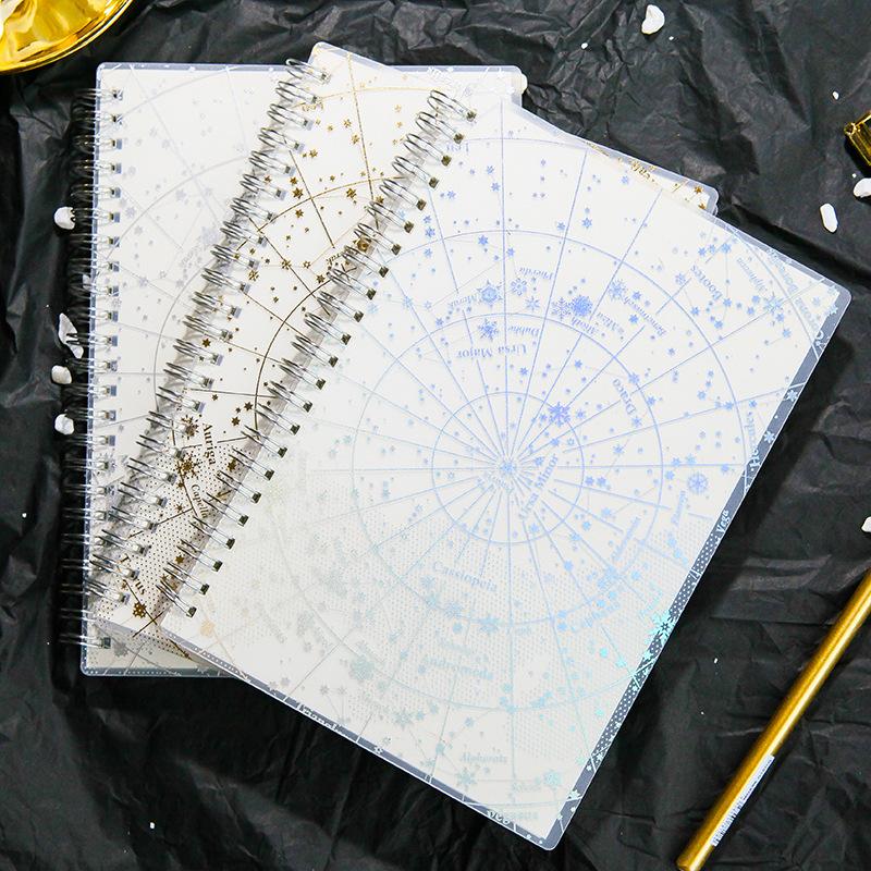 Creative Starry Edge Bronzing Series A5,B5 Notebook Laser Coil Notepad Diary Book Gift Stationery
Creative Starry Edge Bronzing Series A5,B5 Notebook Laser Coil Notepad Diary Book Gift Stationery