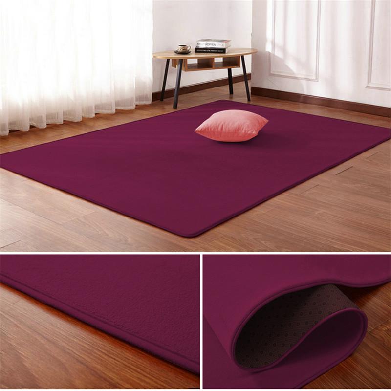 Solid color thick coral fleece carpet living room coffee table blanket bedroom bedside rectangular window rug Tatami yoga mat
Solid color thick coral fleece carpet living room coffee table blanket bedroom bedside rectangular window rug Tatami yoga mat