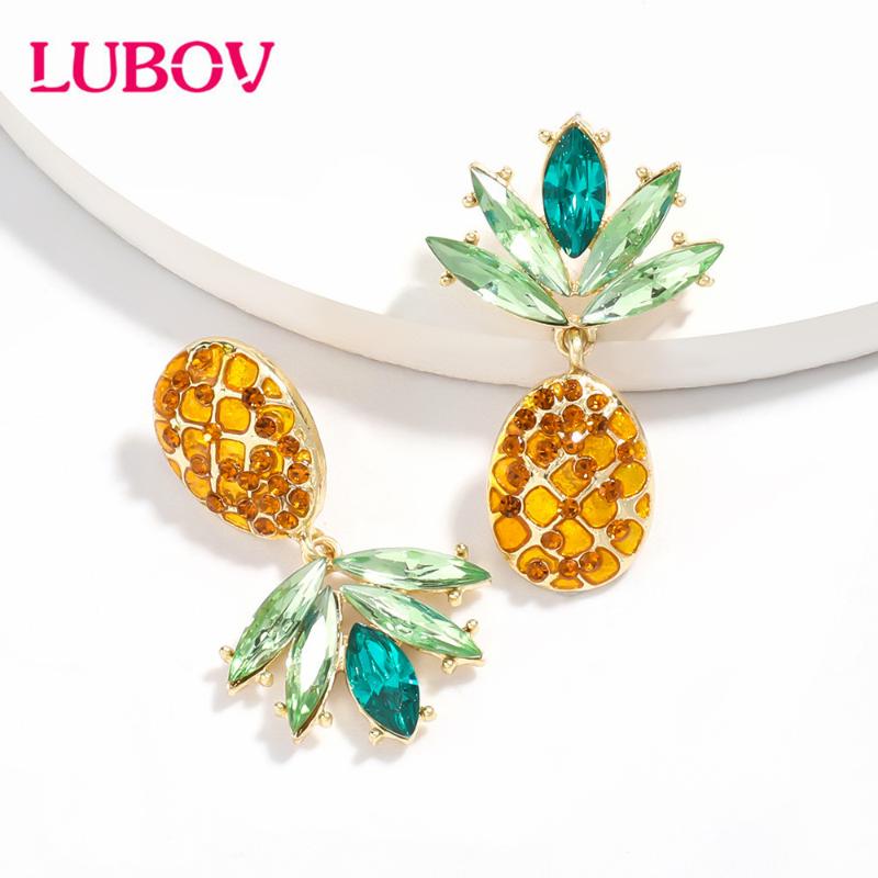 LUBOV New Pineapple Shape Summer Fruit Drop Earrings Ins Korean Trend Rhinestone Earrings For Women Boho Dropshipping
LUBOV New Pineapple Shape Summer Fruit Drop Earrings Ins Korean Trend Rhinestone Earrings For Women Boho Dropshipping