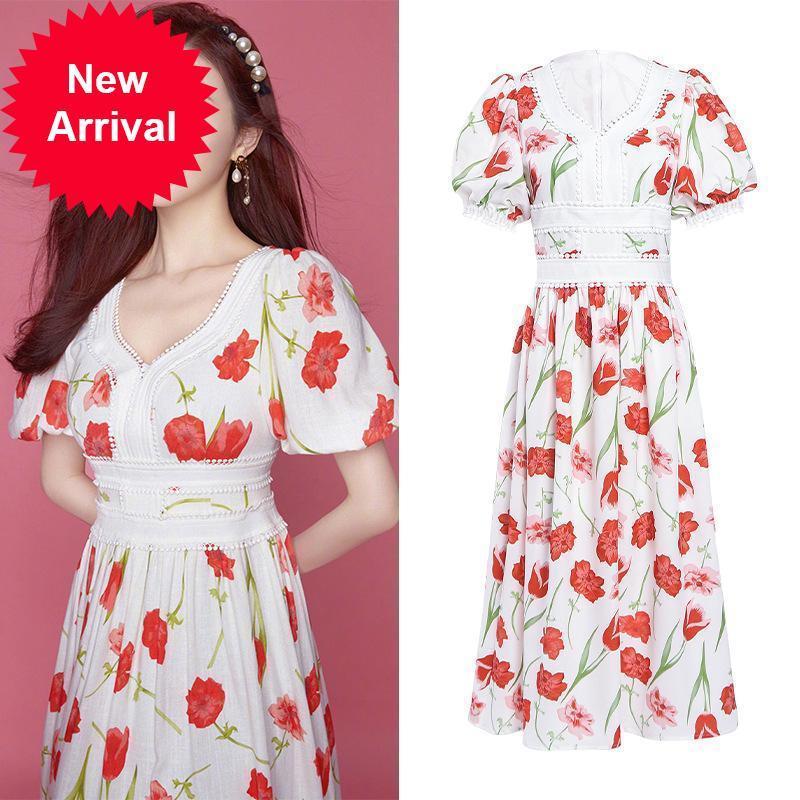 Women 2021 New Track Summer Short Film Print High Red Party Vintage Fashion Clothes Elegant Breath Midi Dress 6RCH, Blue
Women 2021 New Track Summer Short Film Print High Red Party Vintage Fashion Clothes Elegant Breath Midi Dress 6RCH, Blue