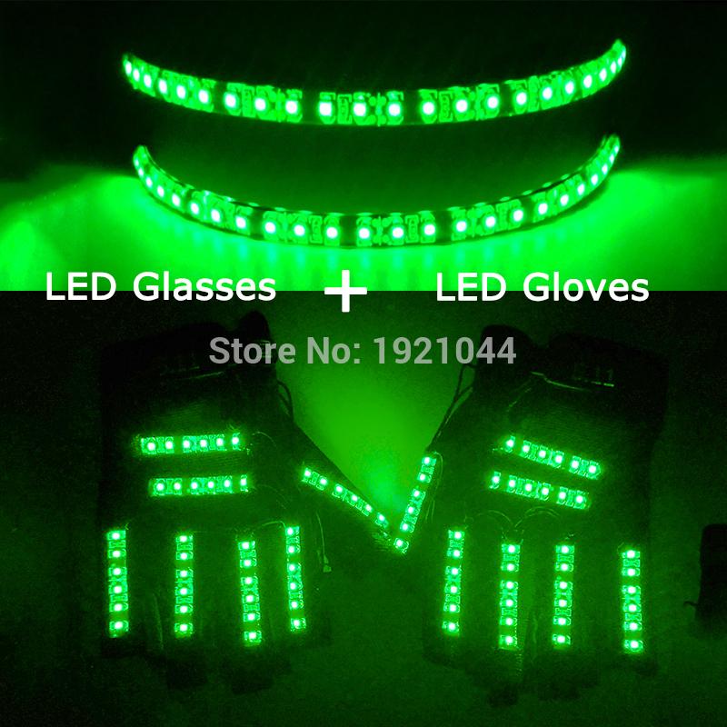 New Style LED Costume Suit LED Glasses + Gloves Festival Performance Props Laser Glasses Light up Gloves Party Decor
New Style LED Costume Suit LED Glasses + Gloves Festival Performance Props Laser Glasses Light up Gloves Party Decor