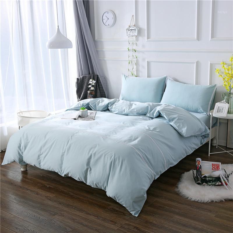 cover for foreign trade about 100% cotton double Nordic 1.8 m bed pure color bed sheet quilt cover four pieces set1, As pic
cover for foreign trade about 100% cotton double Nordic 1.8 m bed pure color bed sheet quilt cover four pieces set1, As pic