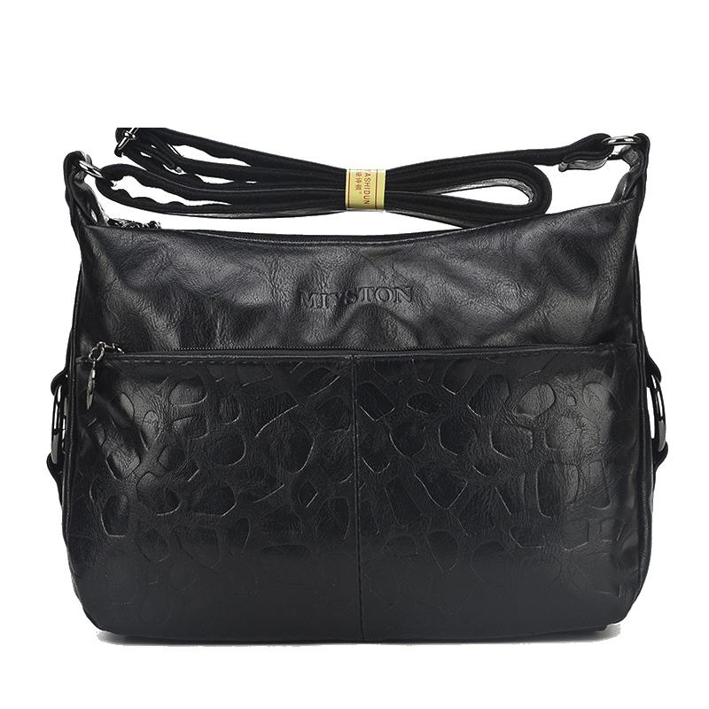 Fashion Women Leather Bag Handbag Women Shoulder Bag Crossbody Messenger Ladies Totes bolsa feminina Sac A Main, Black
Fashion Women Leather Bag Handbag Women Shoulder Bag Crossbody Messenger Ladies Totes bolsa feminina Sac A Main, Black