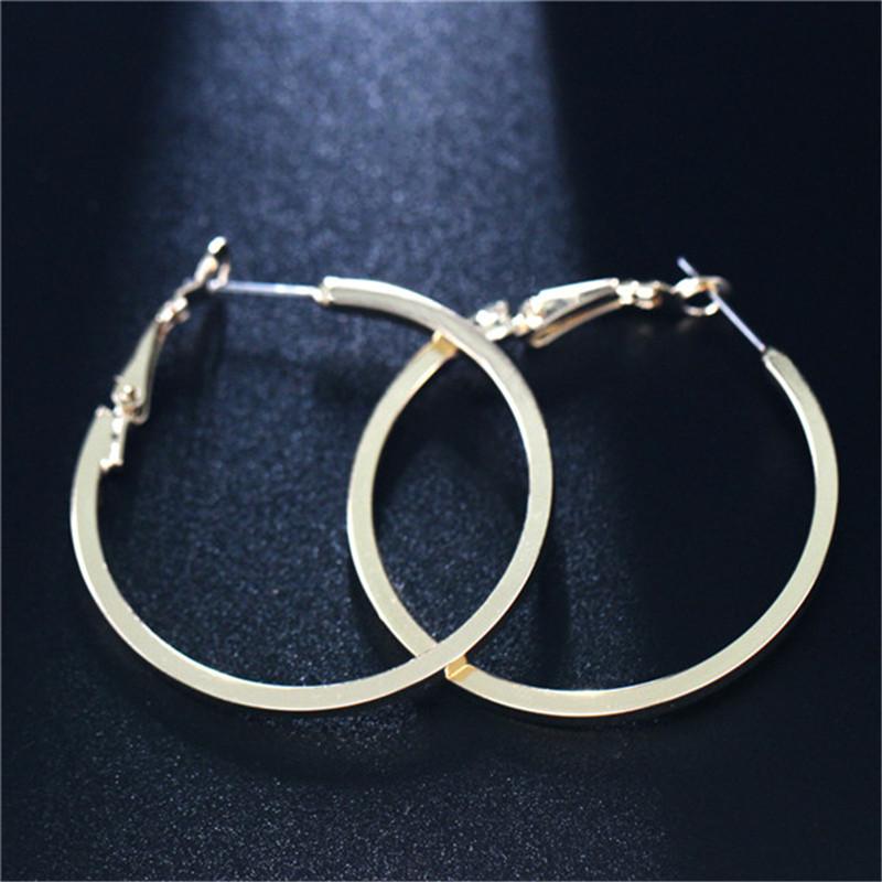 40mm Big Smooth Circle Hoop Earrings for Women Hyperbole Personality Gold Silver Color Round Wedding Statement Jewelry Oorbellen
40mm Big Smooth Circle Hoop Earrings for Women Hyperbole Personality Gold Silver Color Round Wedding Statement Jewelry Oorbellen