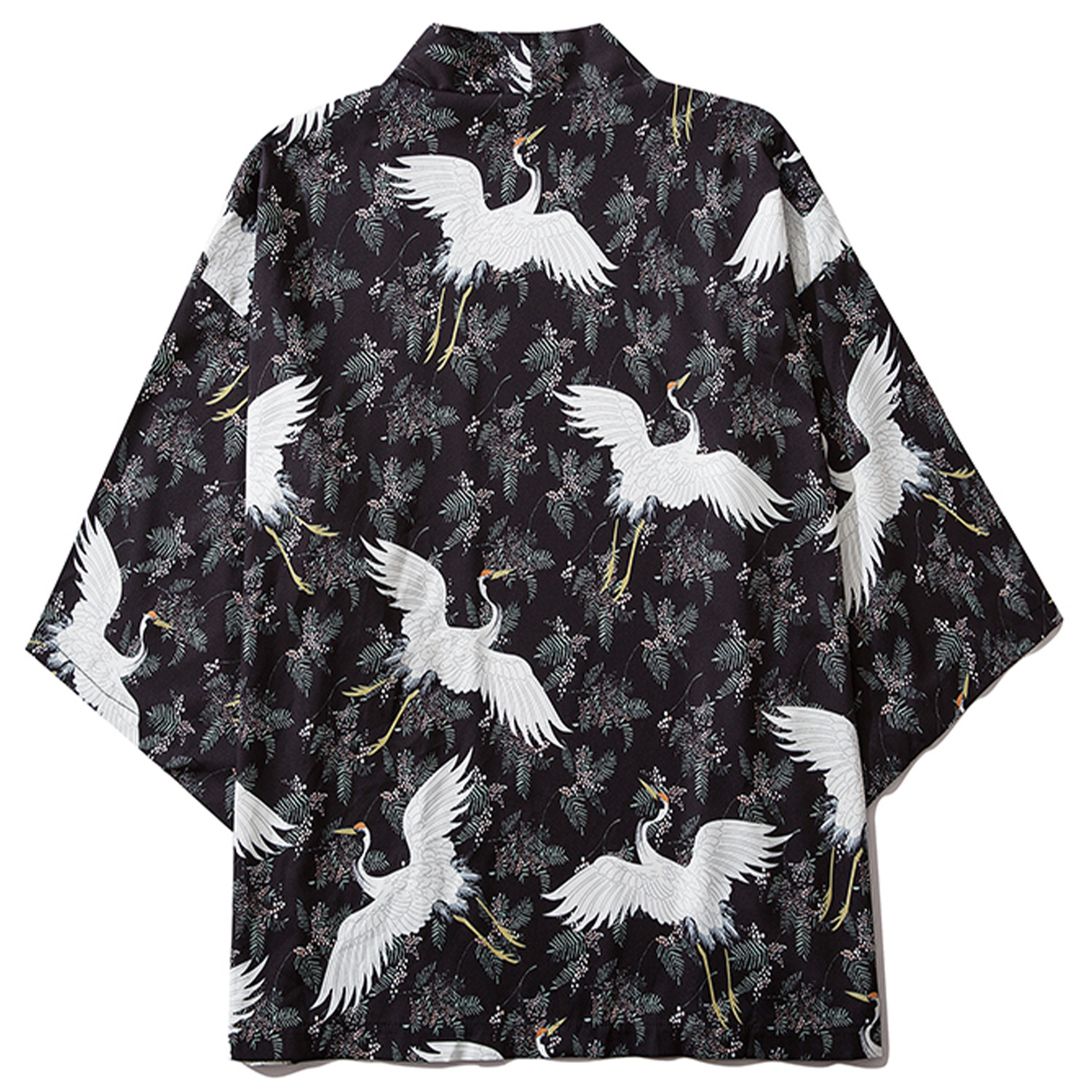 2021 New Africa Eden Crane Print Hip Hop Style Japanese Open Front Coat Men's Summer Kimono Jacket Famous Street Man Csep, Black
2021 New Africa Eden Crane Print Hip Hop Style Japanese Open Front Coat Men's Summer Kimono Jacket Famous Street Man Csep, Black