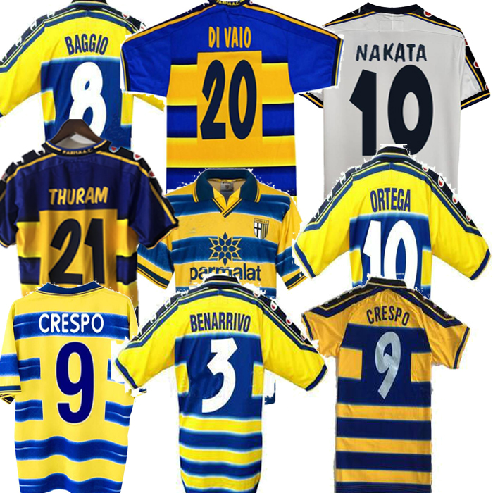 parma retro soccer Jersey Home CRESPO 95 97 98 99 00 01 02 03 BAGGIO CRESPO CANNAVARO Football shirt STOICHKOV THURAM futbol, Blue
parma retro soccer Jersey Home CRESPO 95 97 98 99 00 01 02 03 BAGGIO CRESPO CANNAVARO Football shirt STOICHKOV THURAM futbol, Blue