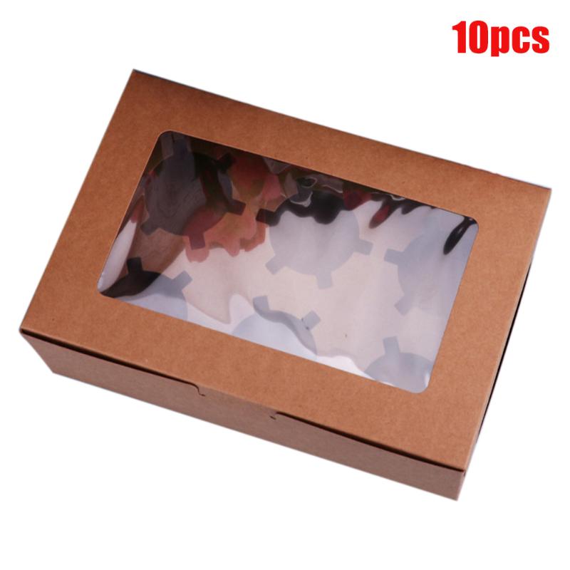 10pcs Bakery Gift Case Clear Window Packaging Wedding Party Birthday Cupcake Box Muffin 2 4 6 Holes Storage Paperboard Container
10pcs Bakery Gift Case Clear Window Packaging Wedding Party Birthday Cupcake Box Muffin 2 4 6 Holes Storage Paperboard Container