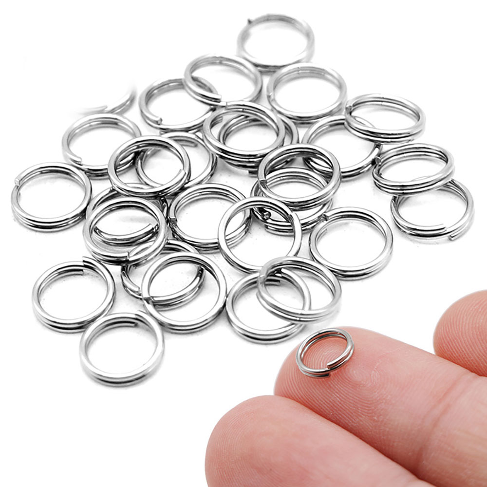 100pcs Lot 6 8 10 12 15 Mm Stainless Steel Jump Split Rings Key Chain Connectors for Car Cute Keychain Gifts Men Diy Accessories
100pcs Lot 6 8 10 12 15 Mm Stainless Steel Jump Split Rings Key Chain Connectors for Car Cute Keychain Gifts Men Diy Accessories