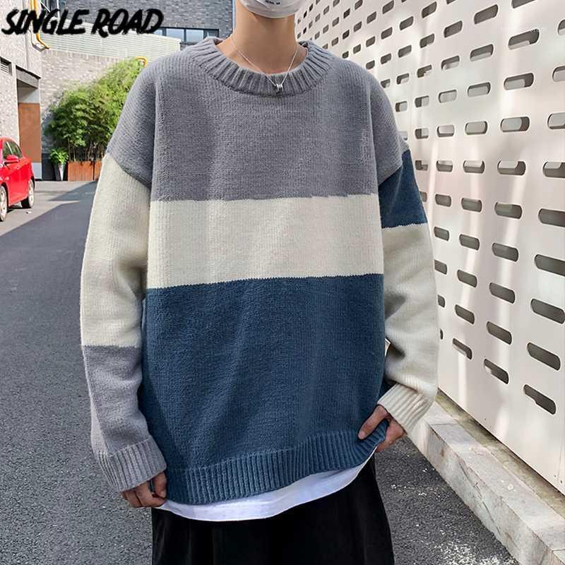 SingleRoad Oversized Mens Knitted Sweater Men 2020 Winter Patchwork Casual Harajuku Hip Hop Sweaters Korean Pullover Sweater Men1, Blue sweater men
SingleRoad Oversized Mens Knitted Sweater Men 2020 Winter Patchwork Casual Harajuku Hip Hop Sweaters Korean Pullover Sweater Men1, Blue sweater men