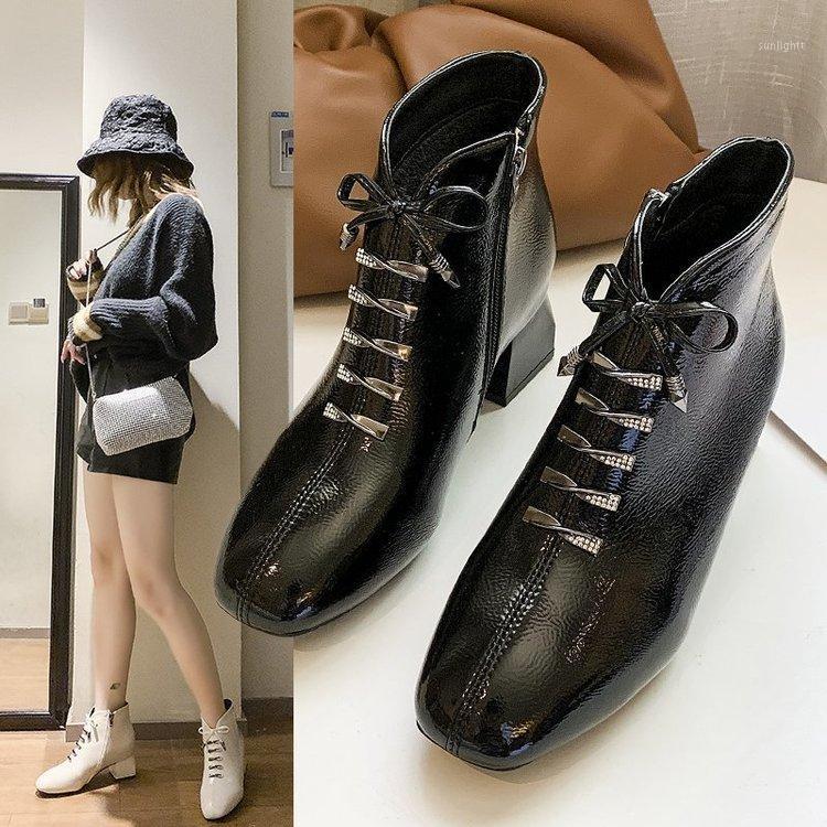 Spring/Fall Shoes Woman 2020 Ankle Boots Rhinestone Block Heel Soft Leather Boots Female Booties Sequins Zip Large Size BLACK1, Black
Spring/Fall Shoes Woman 2020 Ankle Boots Rhinestone Block Heel Soft Leather Boots Female Booties Sequins Zip Large Size BLACK1, Black